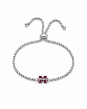 Load image into Gallery viewer, Mississippi State Bolo Cinch Bracelet
