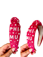 Load image into Gallery viewer, Phi Mu Headband
