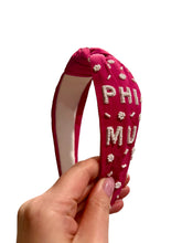 Load image into Gallery viewer, Phi Mu Headband
