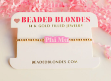 Load image into Gallery viewer, Beaded Blondes Sorority Bracelets
