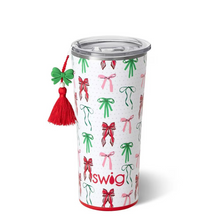 Load image into Gallery viewer, SWIG 22oz Holiday Bows Tumbler
