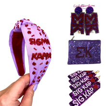 Load image into Gallery viewer, Sigma Kappa Headband
