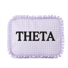 Load image into Gallery viewer, Theta Gingham Cosmetic Bag
