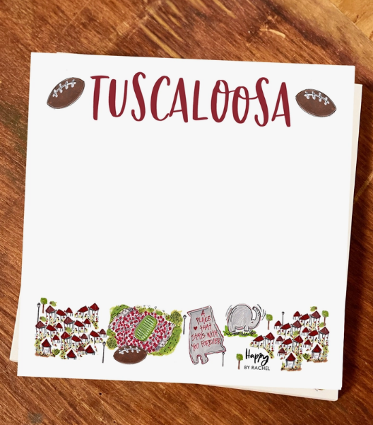 Tuscaloosa Tailgate Notepad