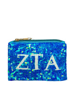 Load image into Gallery viewer, Sequin Zeta Tau Alpha Coin Purse
