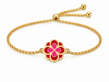 Load image into Gallery viewer, Alpha Omicron Pi Color Pop Bolo Bracelet
