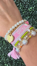 Load and play video in Gallery viewer, Gamma Phi Beta Crystal Bolo Bracelet
